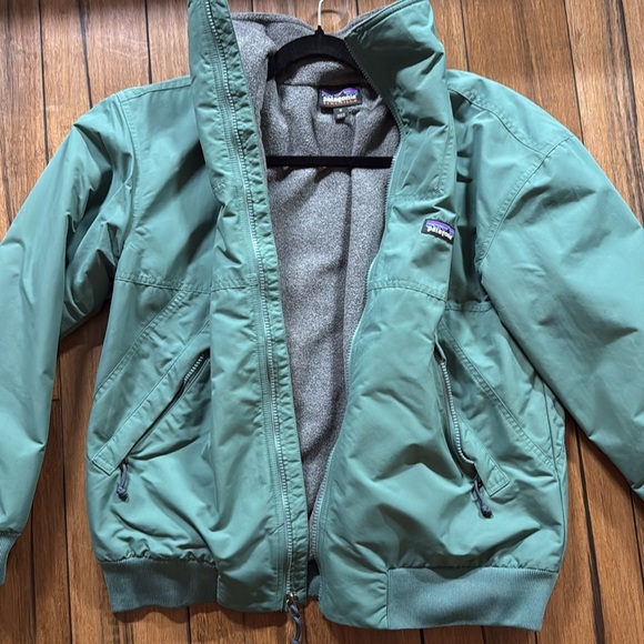 Patagonia Teal-Green Women's Bomber Jacket - Picture 4 of 4